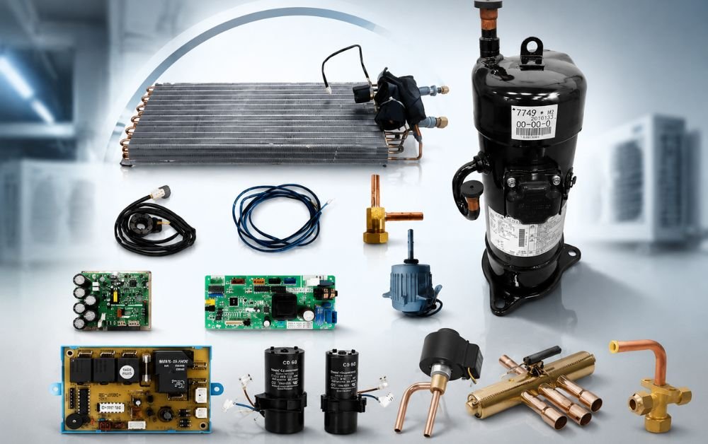 Common Air Conditioner Spare Parts and Their Lifespan