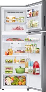 Samsung Double Door Refrigerator, 345 L, Refined Inox, RT35CG5404S9AE
