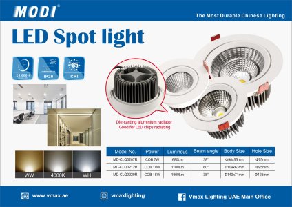 LED Spot Light MD-CLQ0207R Series