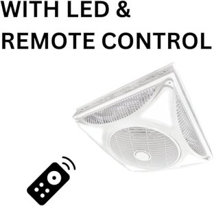 MODI Modern LED 14 Inch Ceiling Fan with Remote Control - 90 W