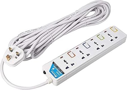 Narken TC E4-3 E-Series Extension Cord, 4 Ways 3 Meter