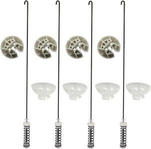 W10780045 Washer Suspension Rod Kit Compatible with Whirlpool Kenmore Amana