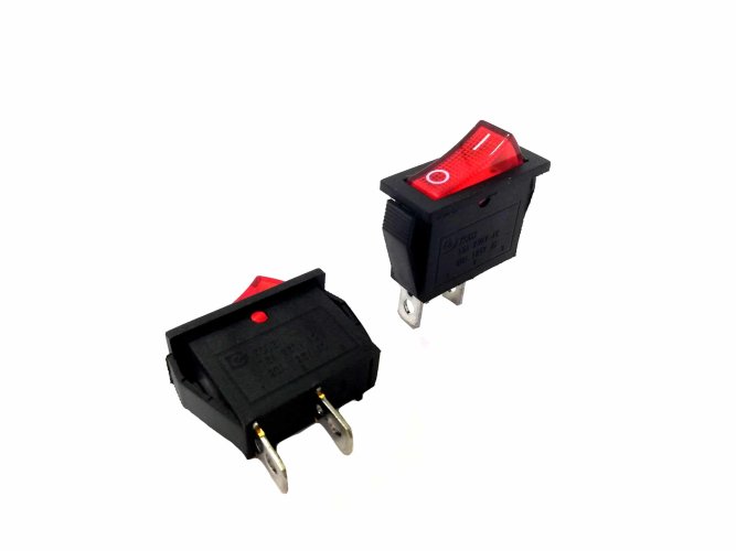 2PIN RED ON/OFF ROCKER SWITCH China