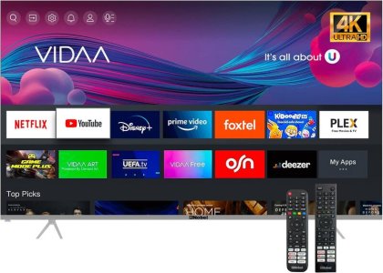 NOBEL VIDAA TV - FLAT SMART Silver 75-inch UHD 4K SMART UHD75VID