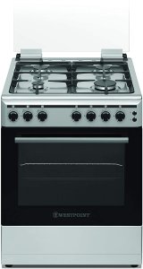 Westpoint Gas Cooker 60×60 4 Burner, Black – WCLM-6640G6CIIG