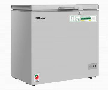 Nobel Chest Freezer 150 Liters, Silver – NCF171RH