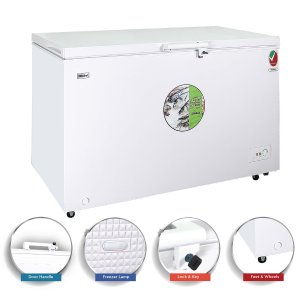 Nobel Chest Freezer 380 Litres, White – NCF425