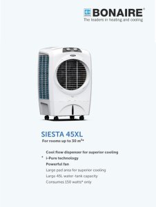 Bonaire Air Cooler SIESTA 45X