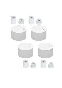 Universal  Knob Set of 4 handles white for oven D/H 34/21 mm 00539104