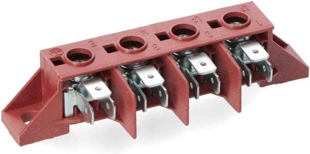 Terminal block 4 poles FV173 40A 600V
