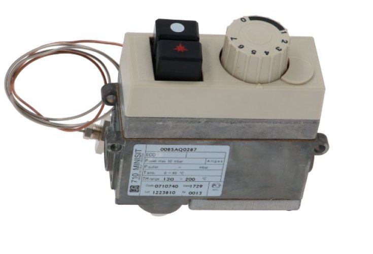 Sensore Di Temperatura Per Friggitrice A Gas Mini SIT 710 – Termocoppia Con Asta In Metallo, Regolazione 120-200°C, Ricambio Affidabile