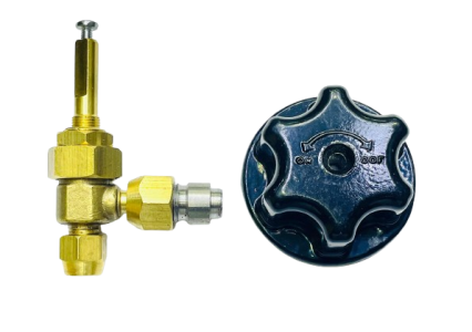 Gas Control Valve Tap Black For Commercial Gas Cookers