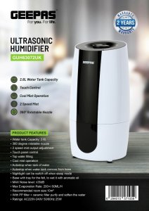GEEPAS_ULTROSOUND HUMIDIFIER_GUH63072UK