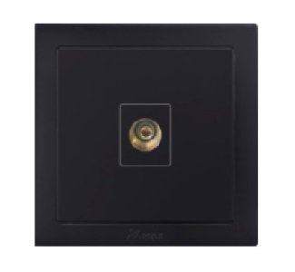 V-MAX TV SOCKET-BLACK SERIES
