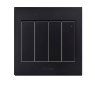 V-MAX 4 GANG 2 WAY SWITCH-BLACK SERIES