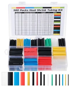580 Packs Heat Shrink Tubing Kit
