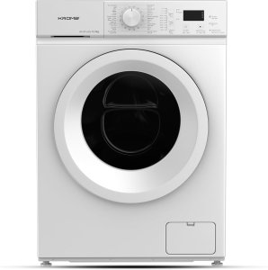 KROME 6Kg 1000 RPM Front Load Washing Machine, LED Display with Universal Motor, 5 Star,Fully Automatic,5 Year Motor Warranty White - KR-WFL60S