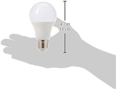 Narken 4 Pieces/Pack A60 12W E27 6500K LED Round Lamp Bulb Light 960-1080LM 170-250V 50-60HZ