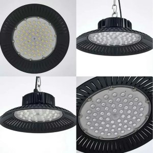 100W High Bay Super Bright, White 6500K UFO High Bay LED, IP65 Waterproof UFO Lighting