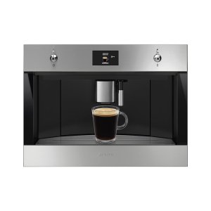 Smeg Built In Espresso Coffee Machine, 45 cm, CMS4303X,Free 3 years warranty is Included