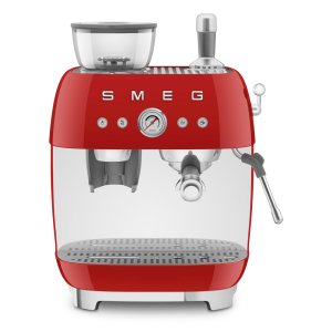 Smeg Coffee Machine with Grinder, EGF03RDUK