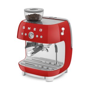 Smeg Coffee Machine with Grinder, EGF03RDUK