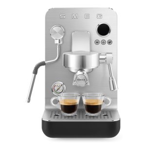 Smeg Minipro Espresso Coffee Machine, EMC02BLMUK
