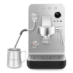 Smeg Minipro Espresso Coffee Machine, EMC02BLMUK