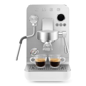 Smeg Minipro Espresso Coffee Machine, EMC02WHMUK
