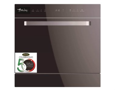 Terim 8 Place Settings, 4 Programs Fully Automatic Dishwasher, Super Quiet Operation, Countertop or Built in Installation, 1 Year Warranty