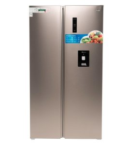 Terim Side-by-Side Refrigerator, 720L Gross Capacity, Inverter Compressor, Total No Frost, Digital Display, Water Dispenser, Multi Air Flow