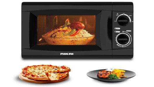 Nikai Microwave Oven with Defrost Function, 20L, 700W