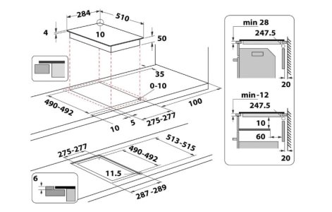 Indesit 30cm Domino Induction Hob