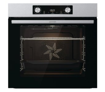Gorenje 60 cm Built in Electric Oven with Fan, 77 Liters Capacity, Made in Slovenia, Stainless Steel,BO6737E02X