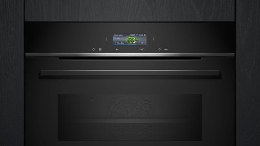 Siemens Built In Compact Oven with Microwave Function, 60 x 45 cm, CM724G1B1M