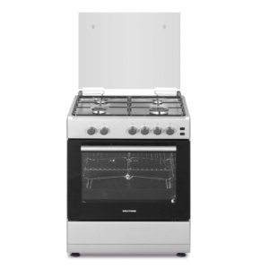 Wolf Power 60 Cm, Gas Cooking Range With 4 Gas Burners, Automatic Ignition, Stainless Steel, Wcr6060Fs, 1 Year Warranty