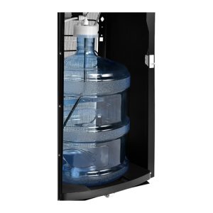 Super General Hot and Cold Water Dispenser SGL2020BM, Bottom-Loading Water Cooler, Instant Hot Water, 3 Taps, Black/Silver, 1 Year Warranty