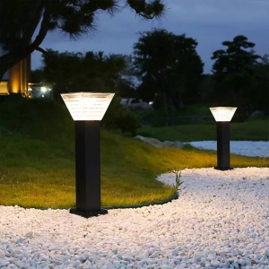 Solar Bollard Light (B02) | 6Ah 3.2V LiFePO4 Battery | 3000K-6000K CCT | IP65 Waterproof | 3 Years Warranty | Constant Mode Solar Lighting |