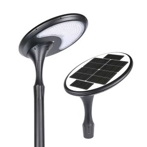 Solar Post Top Light (P19) 40W | 60Ah 3.2v LiFePO4 Battery with 3A BMS | 3000K 3300lm | IP65 Waterproof |